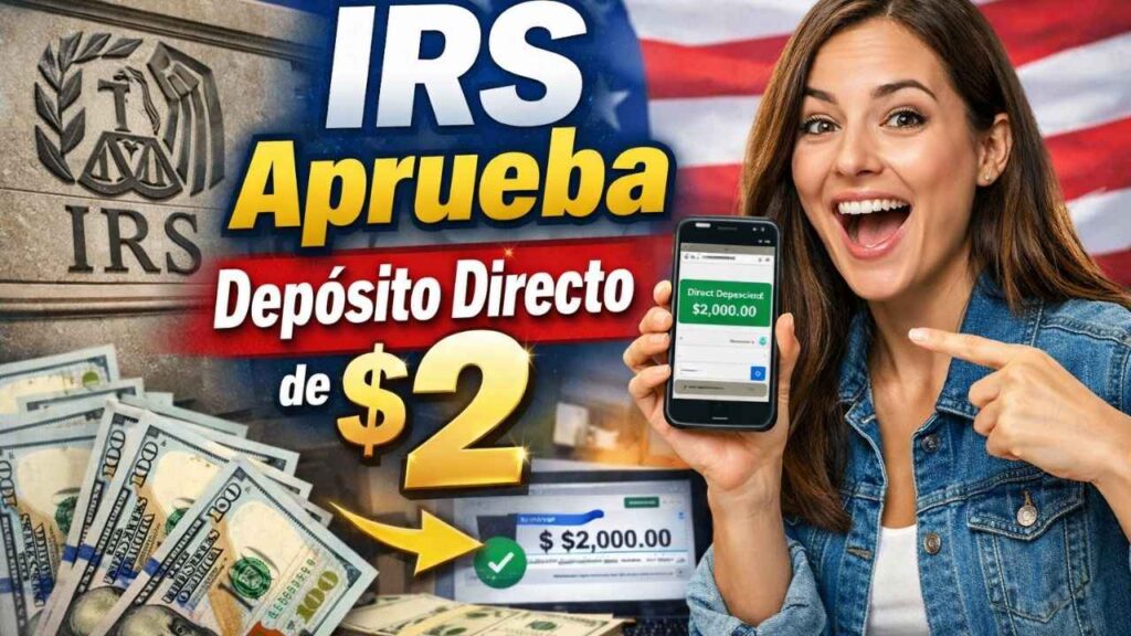 IRS Aprueba Depósito Directo de $2,000 en Febrero 2026: Qué es Real, Quién Califica y Cuándo Llegan los Pagos