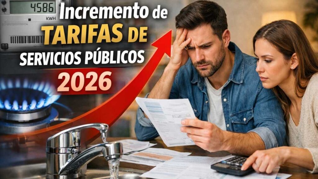 Incremento de Tarifas de Servicios Públicos 2026: Agua, Electricidad e Internet