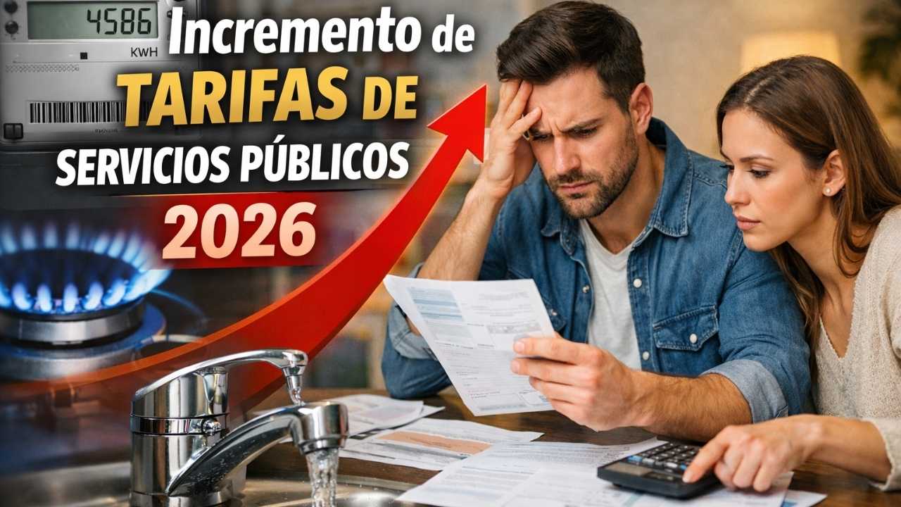 Incremento de Tarifas de Servicios Públicos 2026: Agua, Electricidad e Internet