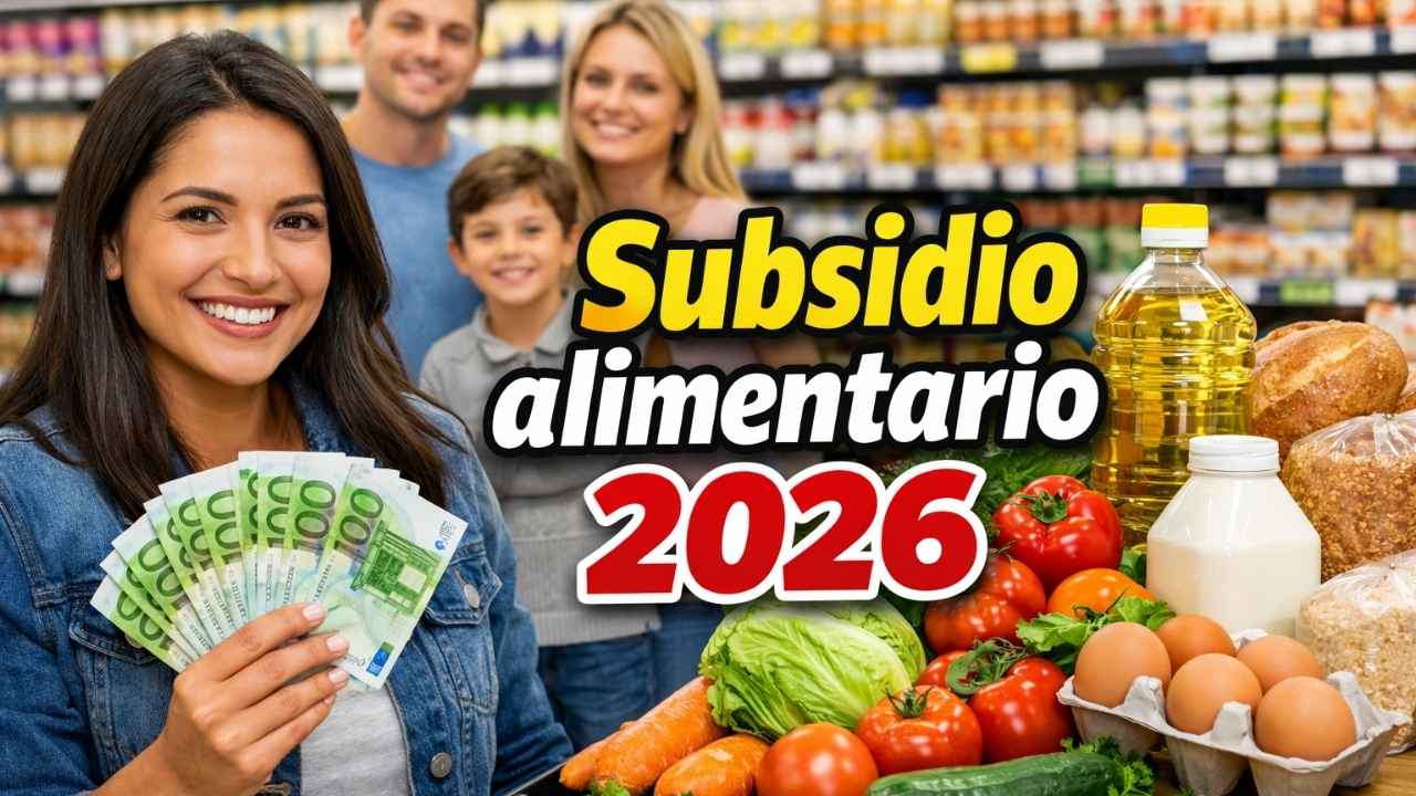 Subsidio alimentario 2026: requisitos y beneficiarios confirmados