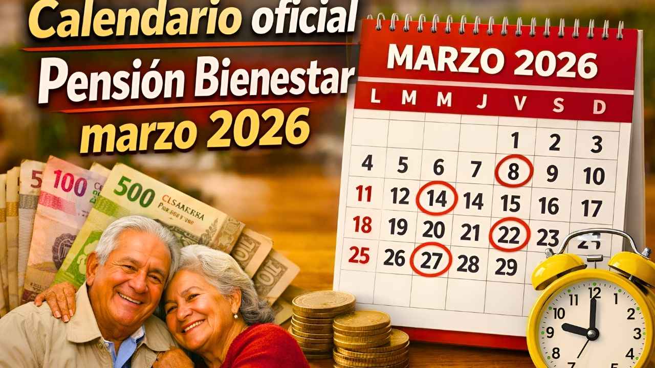 Calendario oficial Pensión Bienestar marzo 2026: $6,000 para adultos mayores, cómo inscribirse y cobrar