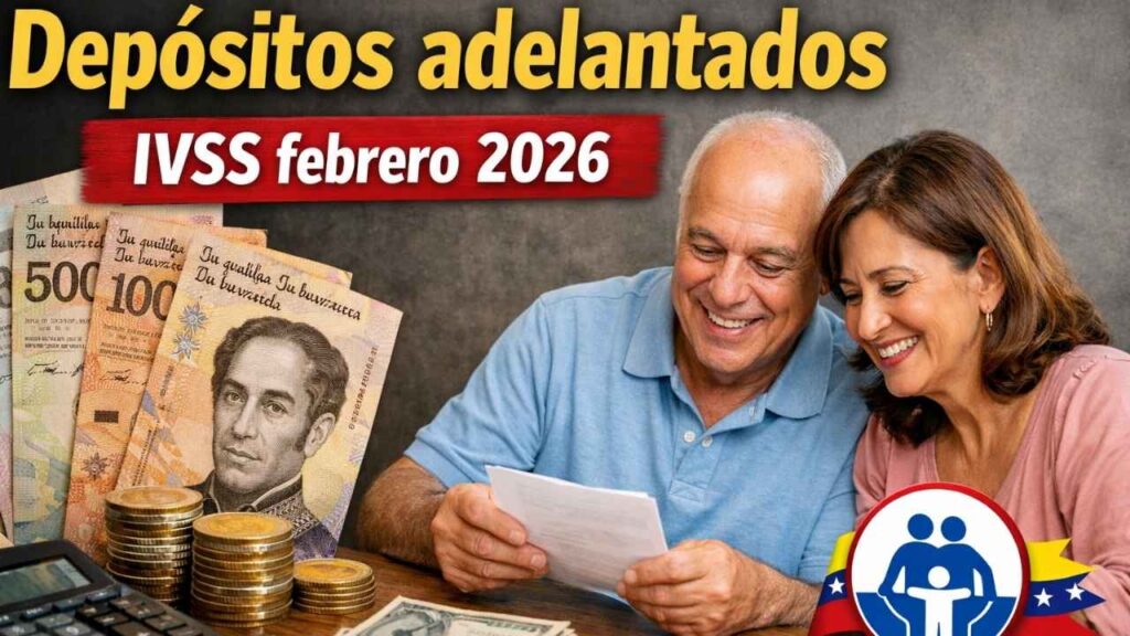 Depósitos adelantados IVSS febrero 2026: cómo verificar tu pensión de marzo y reclamar en veMonedero