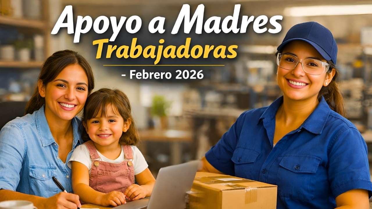 Apoyo a madres trabajadoras febrero 2026: $1,600 por hijo, requisitos y fechas de depósito en México