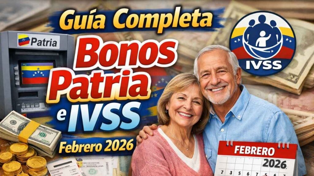 Guía Completa Bonos Patria e IVSS Febrero 2026 – Fechas y Montos Confirmados