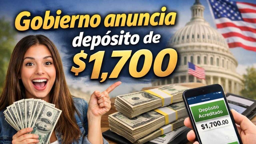 Gobierno anuncia depósito de $1,700 en cuentas bancarias desde febrero