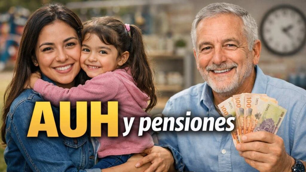 AUH y pensiones – requisitos, calendario de cobros y montos enero 2026