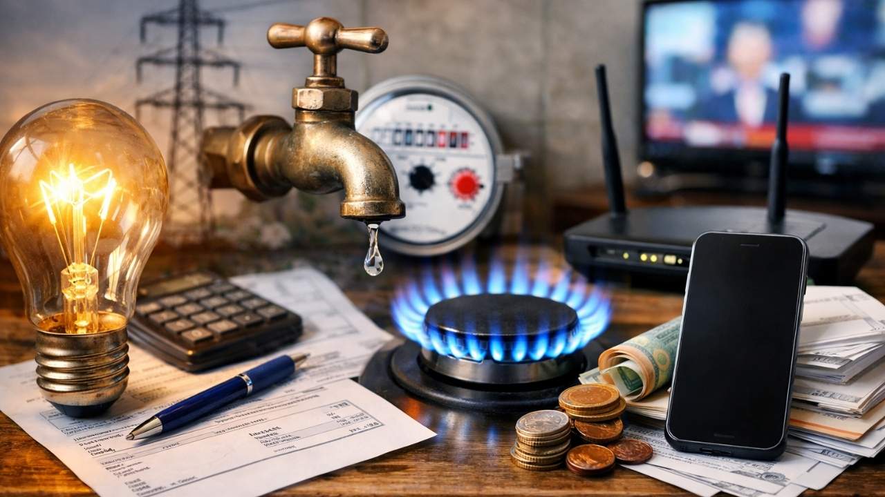 Nuevas tarifas de servicios públicos 2026: agua, luz, internet y telefonía