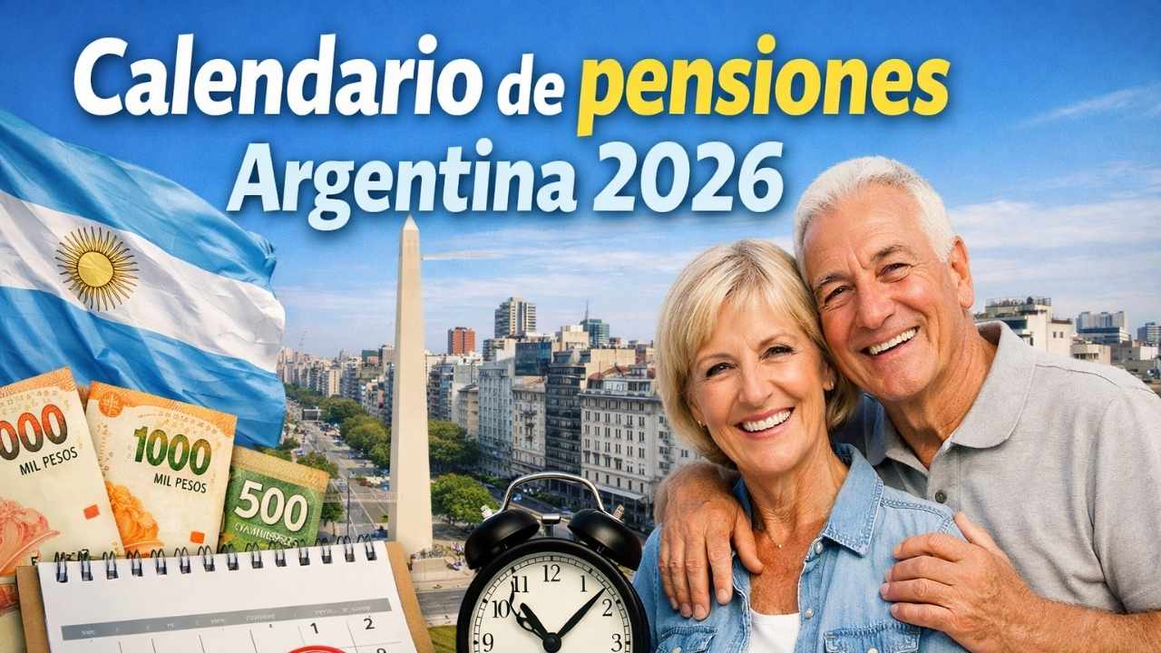 Calendario de pensiones Argentina 2026: quién cobra, cuánto y fechas de enero-febrero