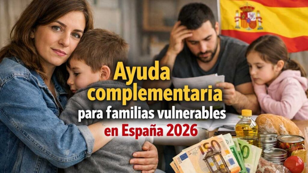 Ayuda complementaria para familias vulnerables en España 2026: requisitos y cómo solicitarla