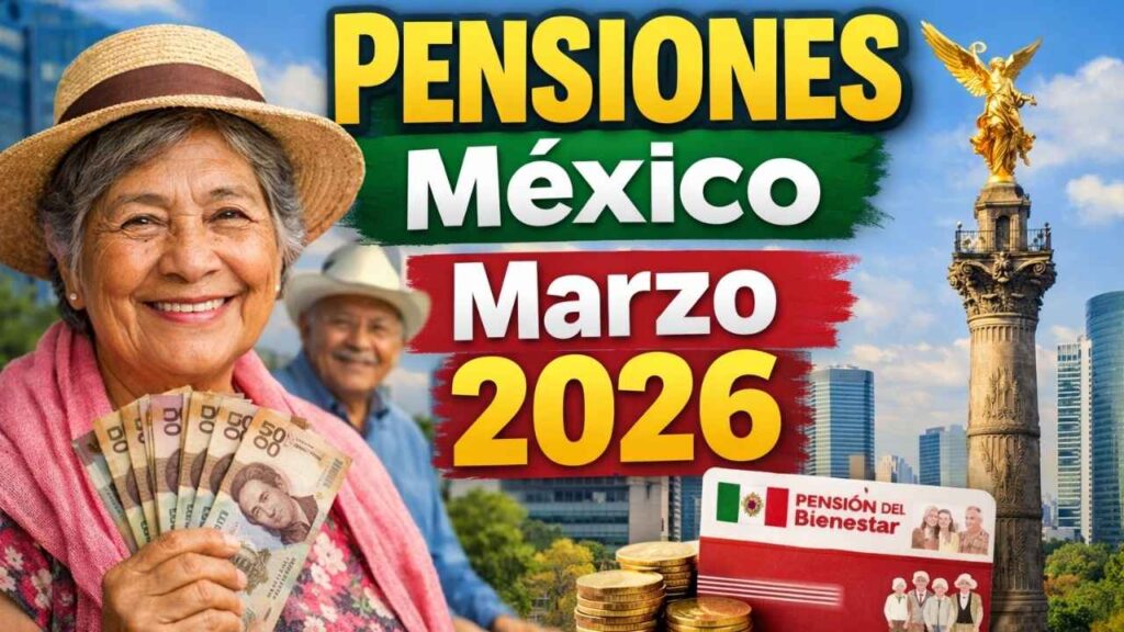 Pensiones México Marzo 2026: Calendario Oficial de Pagos IMSS, ISSSTE y Bienestar