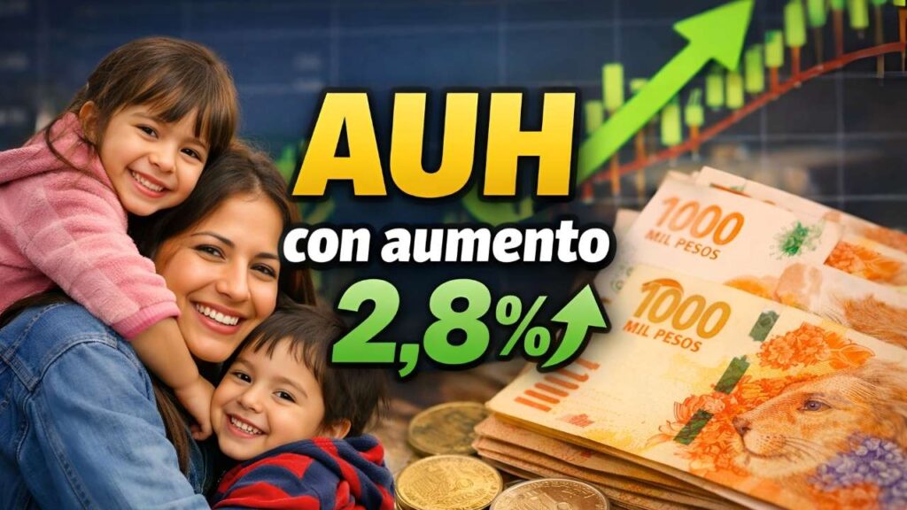 AUH con aumento 2,8%: requisitos, cómo tramitar y calendario de pagos febrero–marzo 2026