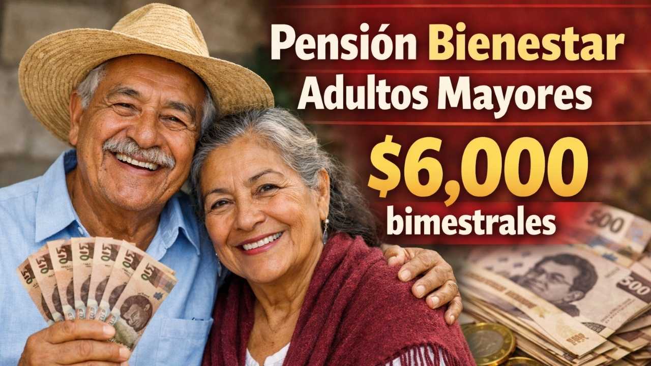 Pensión Bienestar Adultos Mayores: $6,000 bimestrales, requisitos y depósitos marzo 2026