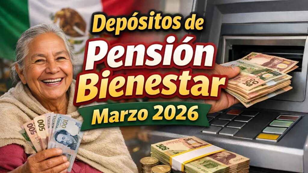 Depósitos de Pensión Bienestar marzo 2026: $6,000 confirmados, cómo registrarse y cobrar en el banco