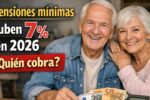 Pensiones mínimas en España suben 7% en 2026: quién cobra, cómo solicitar y fechas de ingreso