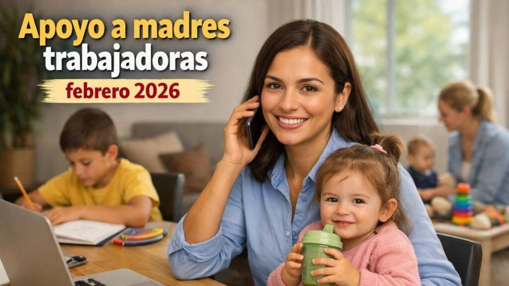 Apoyo a madres trabajadoras febrero 2026 – requisitos, monto actualizado y calendario de depósitos