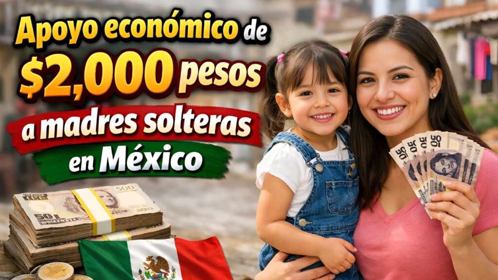 Apoyo económico de $2,000 pesos a madres solteras en México: cómo registrarse y cobrar en marzo 2026