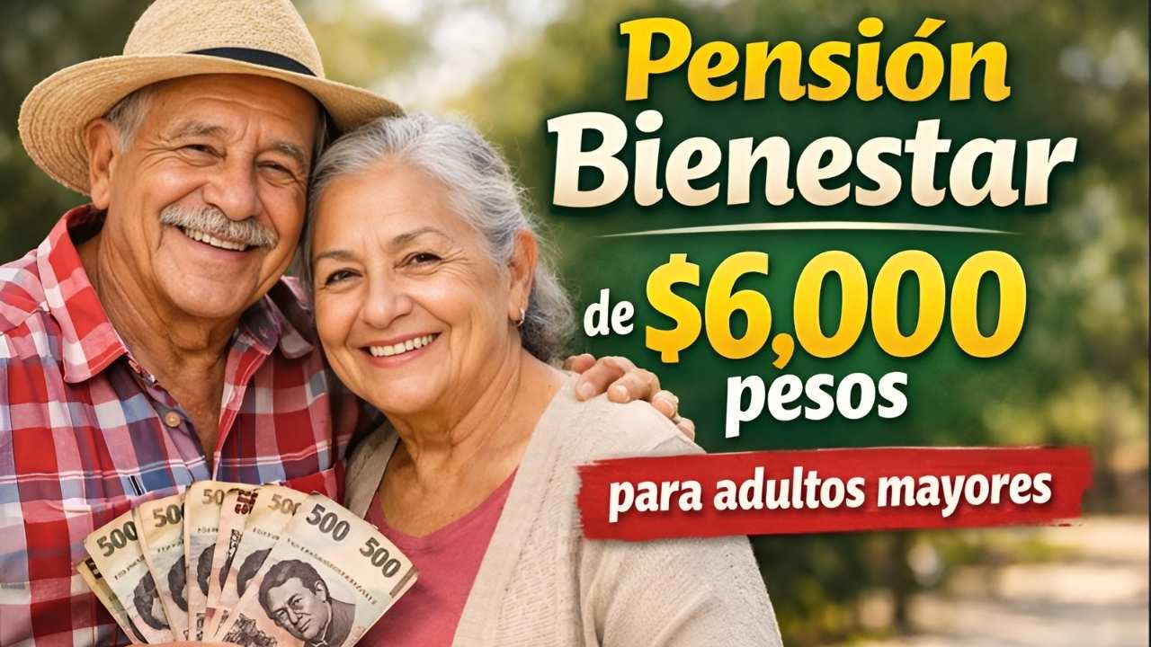 Pensión Bienestar de $6,000 pesos para adultos mayores — requisitos, registro y fecha de depósito en febrero 2026